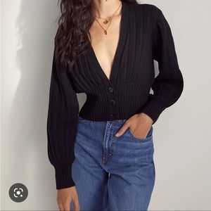 NWT Aritzia Plunge Front Cardigan